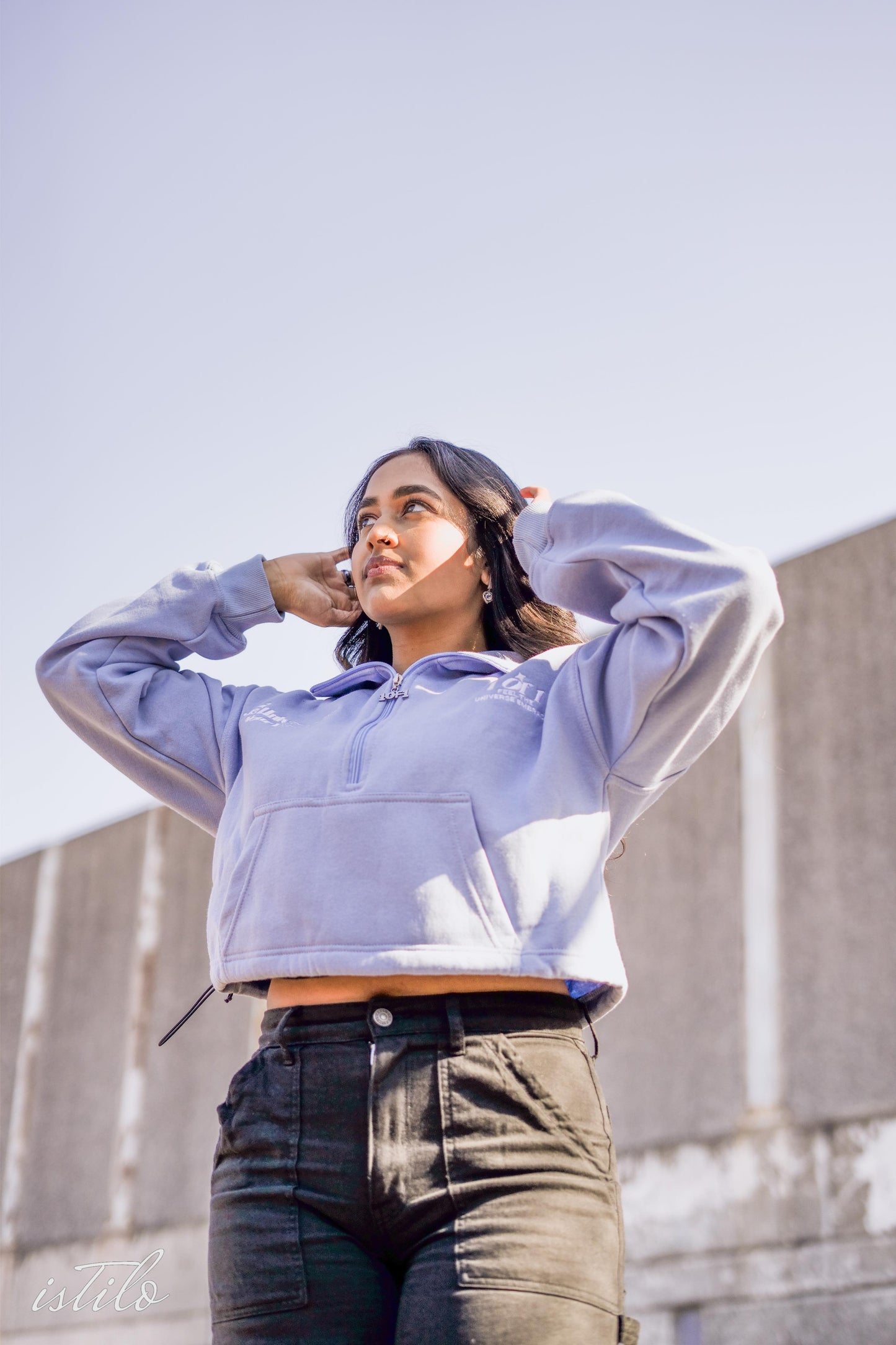 Cerelean Blue Mockneck Sweater