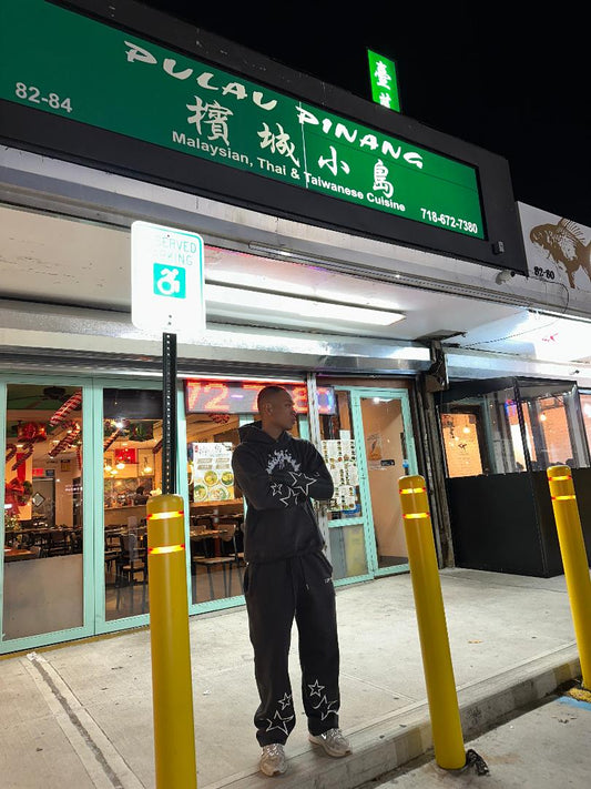 1of1  straight cut sweet pants charcoal black pants