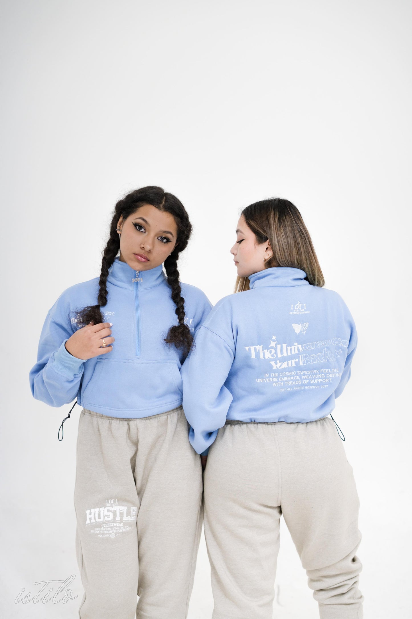 Cerelean Blue Mockneck Sweater